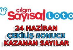 ÇILGIN SAYISAL LOTO SONUÇLARI 24 HAZİRAN: Çılgın Sayısal Loto çekildi! MPİ Çılgın Sayısal Loto çekiliş sonuçları sorgulama ekranı