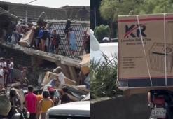 Venezuela'da deprem sonrası skandal görüntü! Yağma başladı: Polisler motosikletleriyle taşıdı