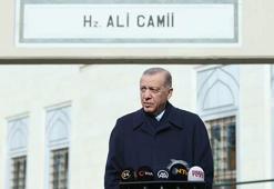 Cumhurbaşkanı Erdoğan, cuma namazını Hz. Ali Camisi'nde kıldı