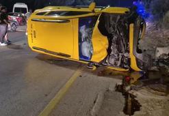 Bodrum’da taksi ile motosiklet çarpıştı: 1 ölü, 1 ağır yaralı