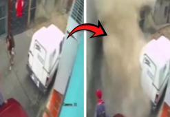 Venezuela'daki deprem felaketinden yeni görüntüler! Bina saniyeler içinde çöktü