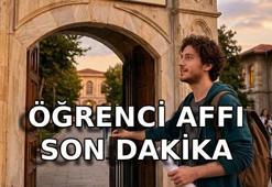 ÖĞRENCİ AFFI 2026 SON DAKİKA HABERLERİ 📌 Öğrenci affı ne zaman çıkacak, şartları neler, kimleri kapsıyor? Öğrenci affı kanun teklifi son gelişmeler