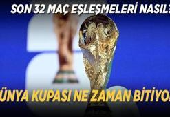DÜNYA KUPASI SON 32 MAÇ EŞLEMLERİ ⚽FIFA Dünya Kupası ne zaman sona erecek, bitecek ve kaç gün kaldı? Dünya Kupası son 32 tur maç tarihleri