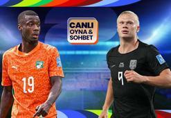 Fildişi Sahili, Norveç karşısında! Dünya Kupası heyecanı canlı sohbet ile Misli’de