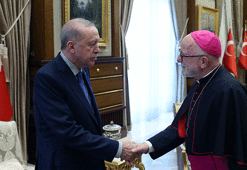 Cumhurbaşkanı Erdoğan, Türkiye Katolik Episkoposlar heyetini kabul etti