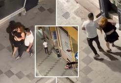 Kolundan tutup zorla götürmek istedi! Silivri'de eski eş kabusu kamerada: Beni öldürecek, yardım edin