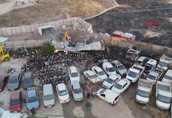 İzmir'de yediemin otoparkında yangın: 50 motosiklet ve 12 araç yandı