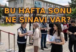 HAFTA SONU SINAV VAR MI? 4-5 Temmuz'da ne sınavı var? Bu haftanın sınav takvimi 2026