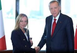 Cumhurbaşkanı Erdoğan İtalya Başbakanı Meloni ile görüştü