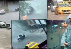 İstanbul'da 'süper hücre' vurdu! Sağanak bastırdı, yollar göle döndü