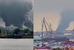 Ukrayna'dan Rusya'ya dron yağmuru! Petrol terminali vuruldu