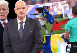 FIFA'nın kırmızı kart kararı Dünya Kupası'nı karıştırdı! ABD Başkanı Donald Trump'tan Infantino'ya telefon