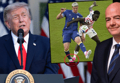 Dünya Kupası'nda FIFA'nın kırmızı kartı ertelemesi tartışma yarattı! ABD Başkanı Trump'tan açıklama