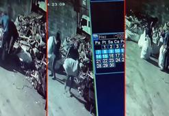 Maskeyle girdiler, 250 bin TL'lik bakır çaldılar! O anlar saniye saniye kamerada