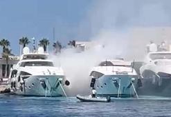 Bodrum Marina'da lastik botta patlama! 1 yaralı