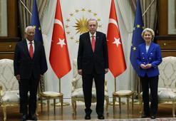Cumhurbaşkanı Erdoğan, AB Konseyi Başkanı Costa ve Komisyon Başkanı von der Leyen ile görüştü