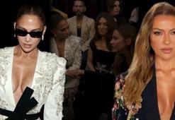Hadise ve Jennifer Lopez'in samimi halleri! İddialı tarzları dikkat çekti