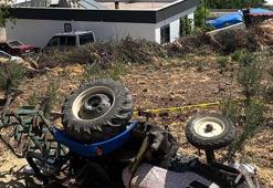 Kilis'te devrilen traktörün sürücüsü öldü