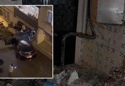Gaziosmanpaşa’da otomobil doğal gaz kutusuna çarptı! 3 katlı bina tahliye edildi