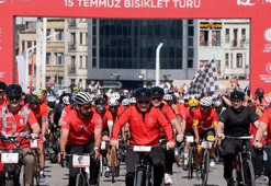 15 Temmuz Bisiklet Turu, İstanbul'da düzenlendi