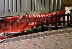 Eskişehir'de 15 Temmuz afişlerinin indirildiği iddia edildi