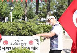 15 Temmuz kahramanı şehit Ömer Halisdemir'in kabrinde yoğunluk