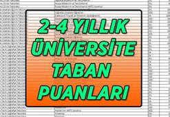YKS 2026 ÜNİVERSİTE TABAN PUANLARI | 2-4 YILLIK ÖNLİSANS-LİSANS taban puanları ve kontenjanlar! TYT-SAY-SÖZ-EA puan türüne göre alım yapan Önlisans ve Lisans programları...