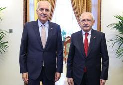 TBMM Başkanı Kurtulmuş, CHP Genel Başkanı Kılıçdaroğlu ile görüştü