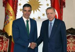 Cumhurbaşkanı Erdoğan, İspanya Başbakanı Pedro Sanchez ile görüştü