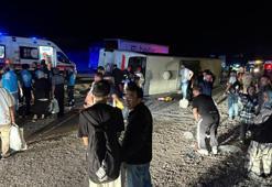 Kırıkkale'de yolcu otobüsü şarampole devrildi: 40 yaralı