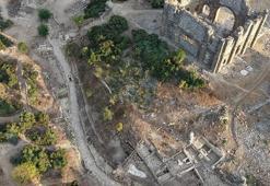 Aspendos'ta 2 bin yıllık 'Tiyatro Caddesi' gün yüzüne çıktı