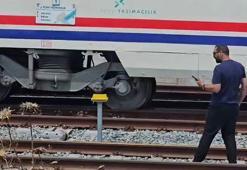 Çerkezköy'de yolcu treni raydan çıktı!