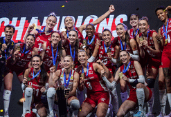 Milletler Ligi'nde Filenin Sultanları'na şampiyonluk ödülü! Melissa Vargas'a MVP parası