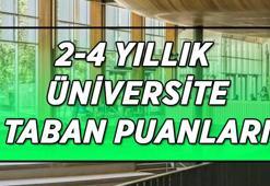 YKS ÜNİVERSİTE 2-4 YILLIK ÜNİVERSİTE TABAN PUANLARI | Önlisans-Lisans Üniversite taban puanları, kontenjanlar ve başarı sıralamaları...
