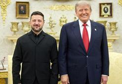 Trump, Ukrayna Devlet Başkanı Zelenskiy ile Beyaz Saray'da görüştü