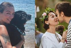 Aşk dolu tatil! Birce Akalay ile Hakan Kurtaş'ın romantik karelerine beğeni yağdı