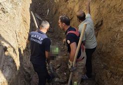 Hatay'da göçük altında kalan işçi öldü