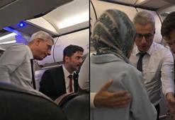 Uçakta rahatsızlanan yolcu için anons yapıldı! İlk müdahaleyi Sağlık Bakanı Memişoğlu yaptı