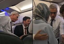 Uçakta rahatsızlanan yolcuya ilk müdahaleyi Sağlık Bakanı Memişoğlu yaptı