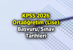 ÖSYM DUYURDU 🔔 KPSS Ortaöğretim başvuru ve sınav tarihleri ne zaman? 2026 KPSS lise sınavı hangi gün?