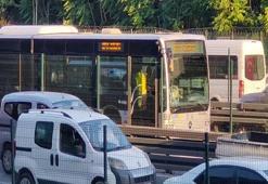 Bahçelievler'de metrobüsün altında kalan kadın ağır yaralandı