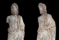 Aspendos'ta 1800 yıllık tarihi keşif! Şifanın sembolü dev heykel gün yüzüne çıktı