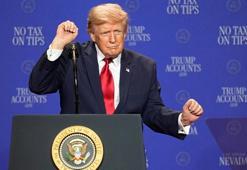 ABD Başkanı Trump sahnedeyken neye uğradığını şaşırdı! Hızla harekete geçti, salondan kahkahalar yükseldi