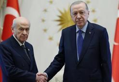 Erdoğan ve Bahçeli görüşmesi sona erdi