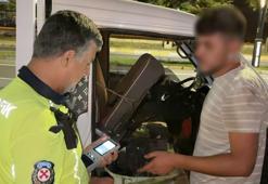 Polis uygulamasını görünce arıza numarası yaptı! 295 bin liralık ceza yedi