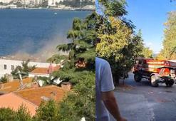 Heybeliada'da Deniz Harp Okulu'nun çatısında yangın