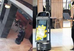Merdivenden düşen robota 3 gün izin