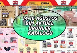 BİM AKTÜEL 14-16 AĞUSTOS YENİ KATALOGLAR | BİM 14 Ağustos Cuma aktüel kataloğunda hangi ürünler satışa çıkacak? Kelepçeli Kek Kalıbı, Renkli Porselen Kahve Fincan Takımı, Kapaklı Cam Sürahi, Kapaklı Cam Sürahi