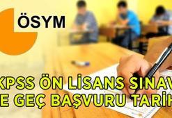 KPSS ÖN LİSANS GEÇ BAŞVURU 2026: KPSS Ön Lisans sınavı ne zaman? KPSS Ön Lisans geç başvuruları hangi tarihlerde alınacak?