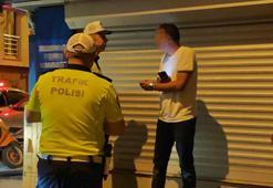 Polisin 'dur' ihtarına uymayan ehliyetsiz sürücüye rekor ceza